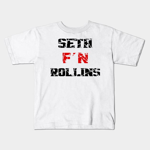 Seth Freakin Rollins Kids T-Shirt by DrawnStyle